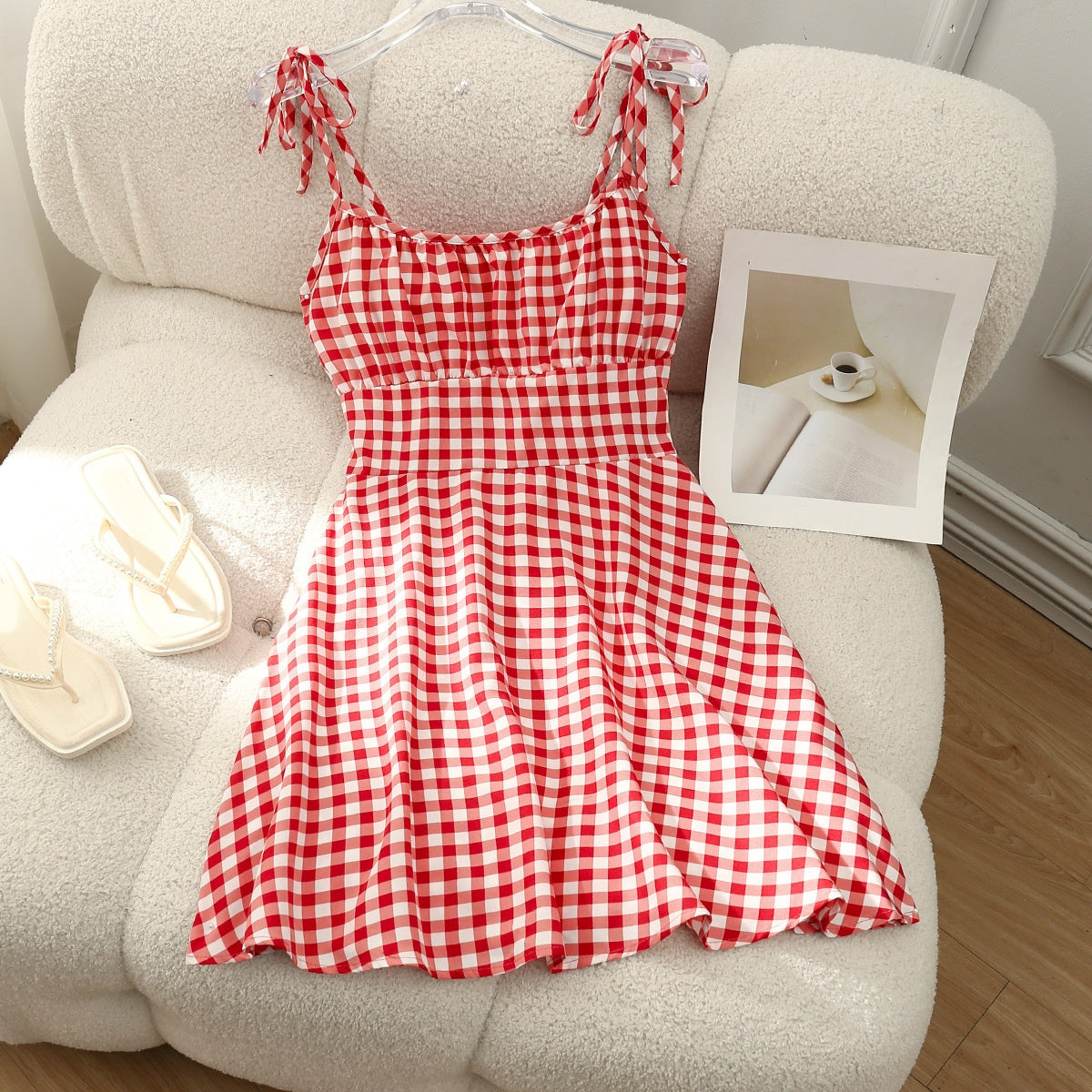 Women's Floral Print A-Line Dress - view 15