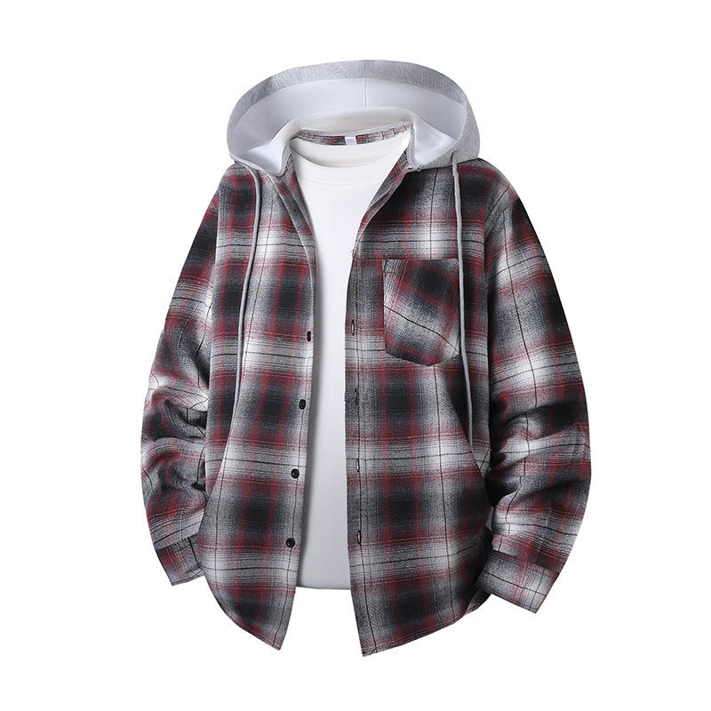 Unisex Plaid Long-Sleeve Shirt, Relaxed Fit - product image 5