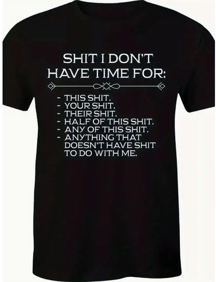 Unisex Black Crew-Neck T-Shirt - XL-5XL - image 1