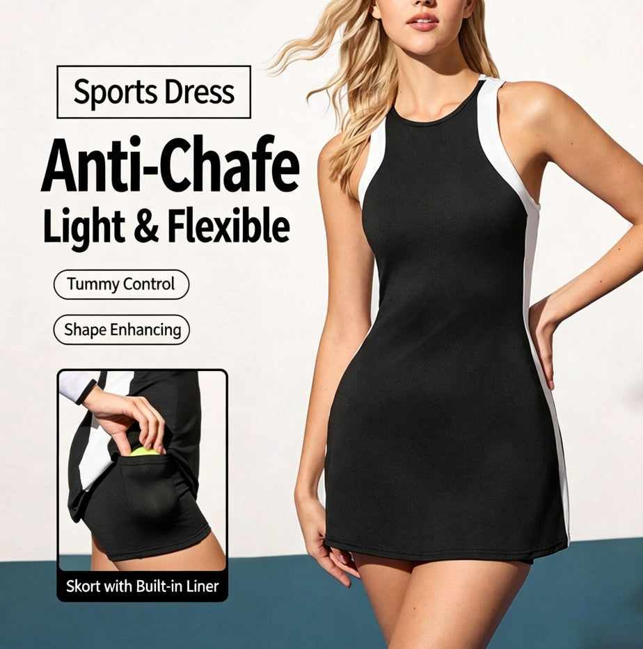 Women's Color-Block Tennis Dress - product image 1