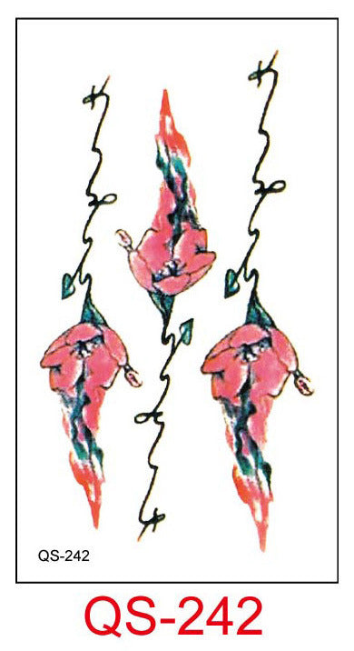 Cartoon Temporary Tattoos - Cat and Harajuku Designs - view 26