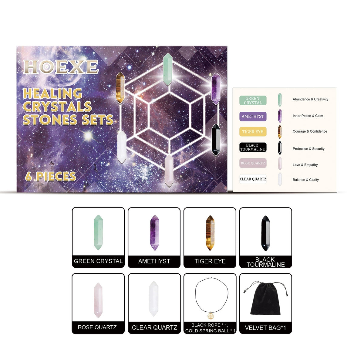 Healing Crystal Stone Set - product image 1