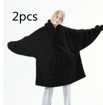 Oversized Wearable Blanket Hoodie – Double-Sided Fleece Sweatshirt - product image 41