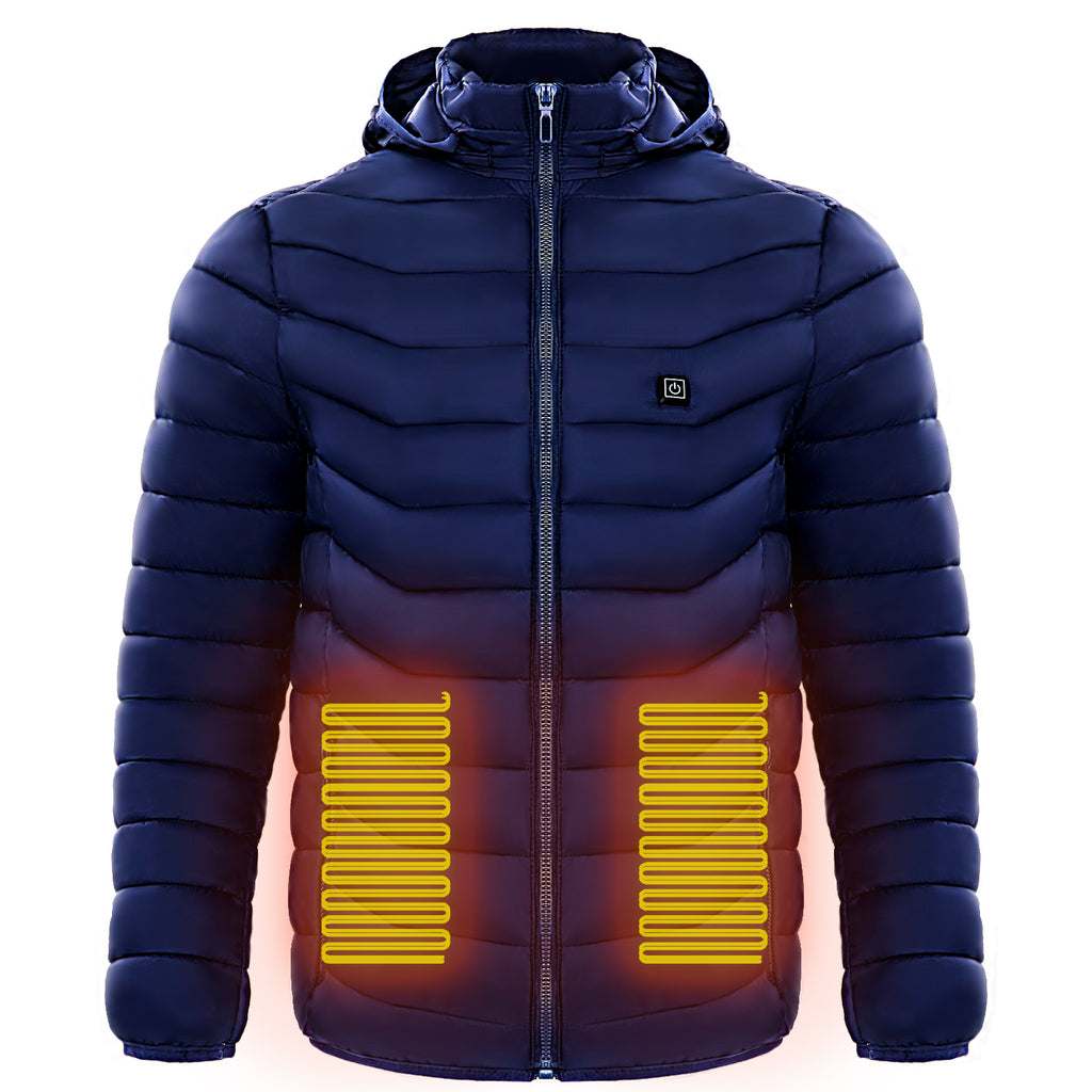 Hooded Heated Puffer Jacket - Battery Not Included - image 11