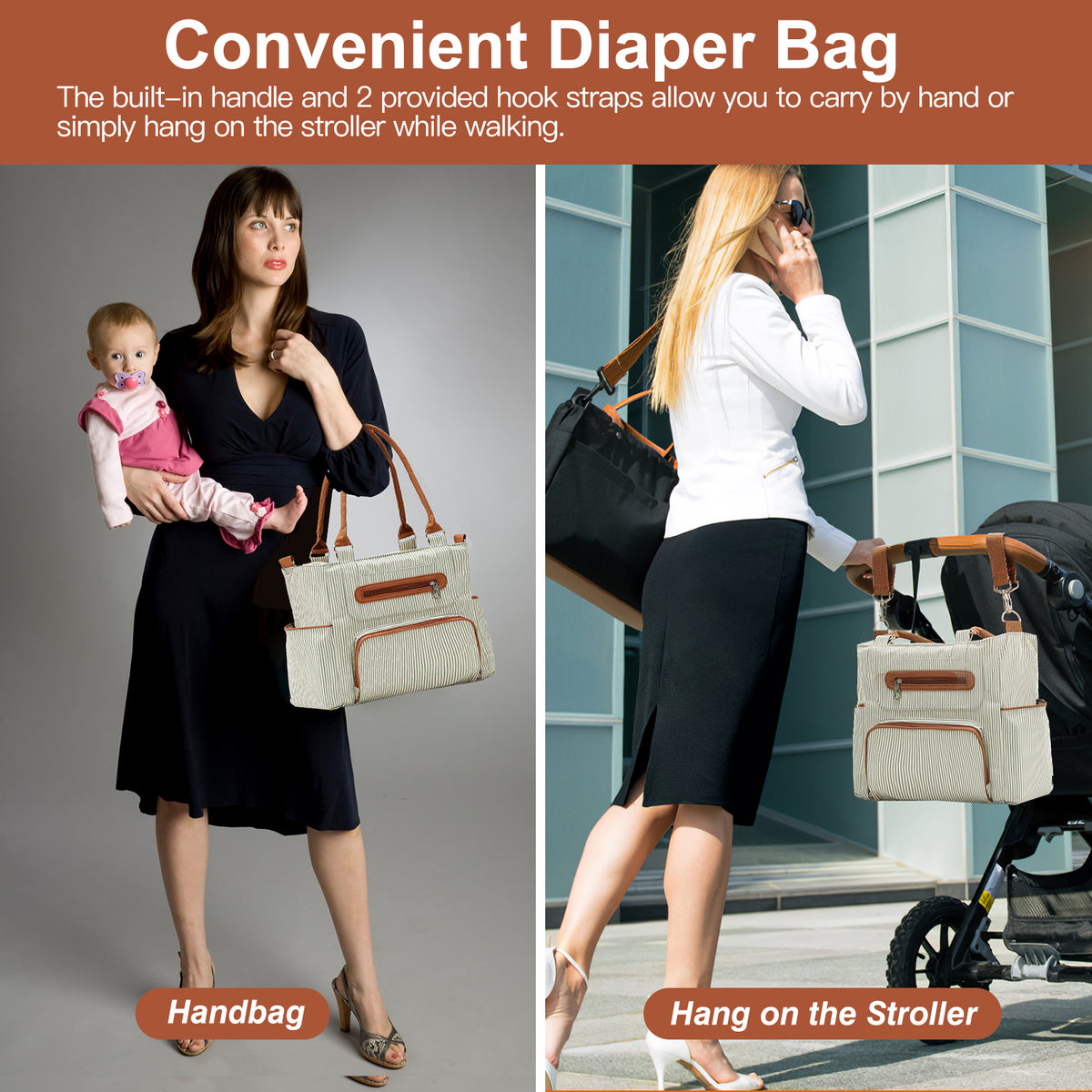 8-Piece Baby Diaper Bag Set - view 6
