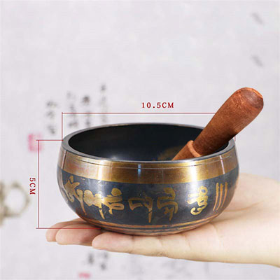 Tibetan-Style Meditation Singing Bowl - view 10