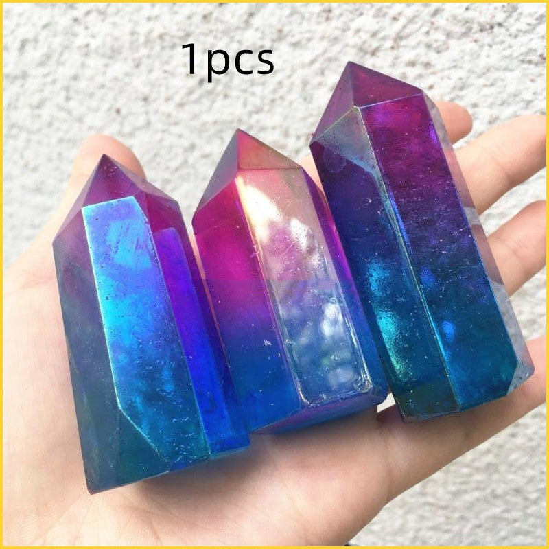 Clear Quartz Aura Angel Point Stone - product image 3
