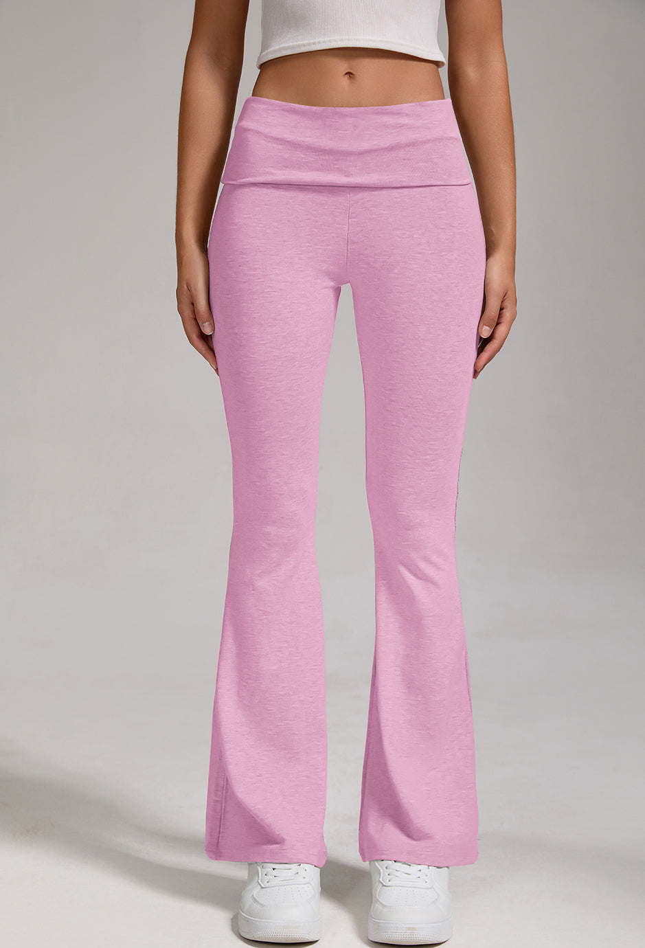 Women's Fold-Over Waist Flared Pants - view 5