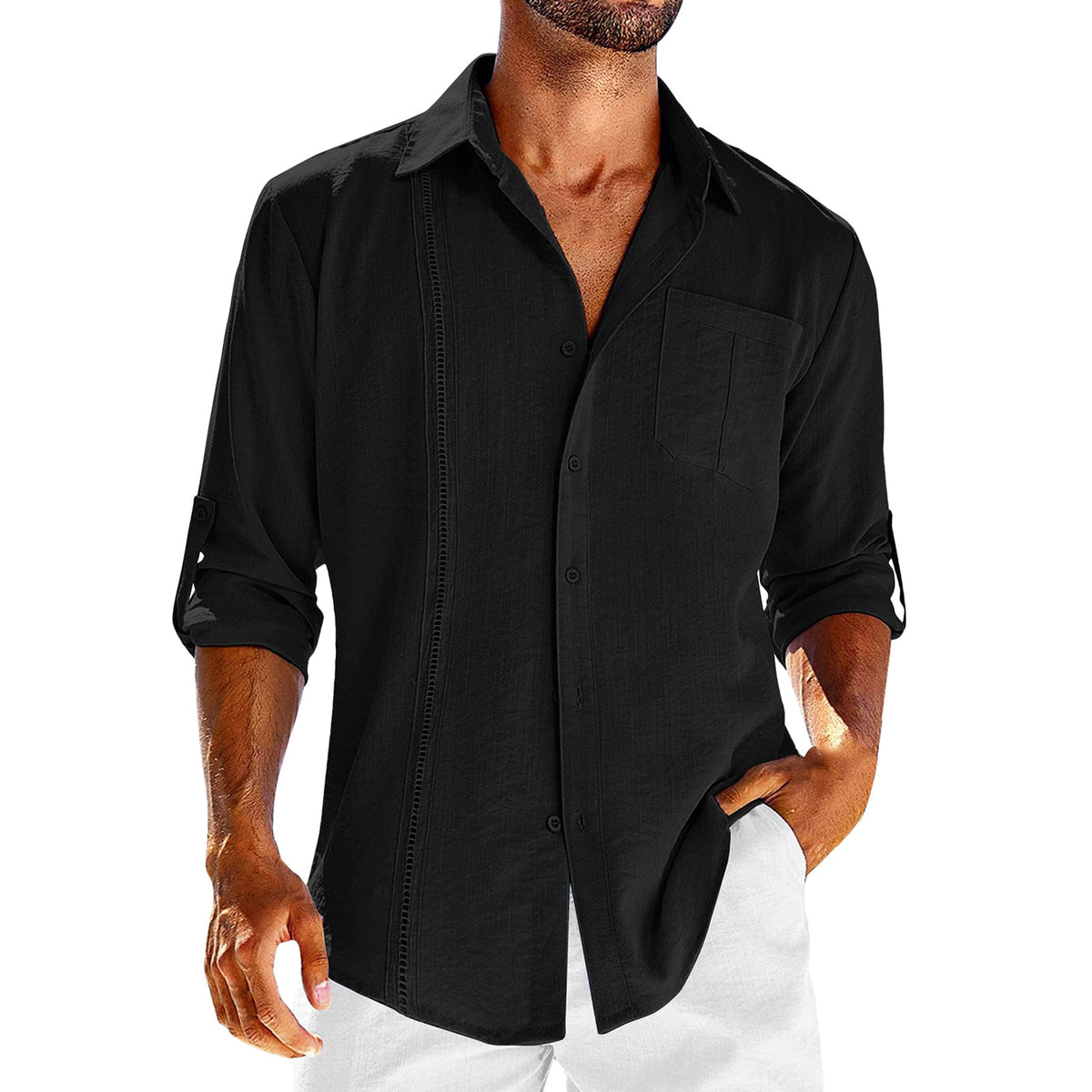 Men's Long Sleeve Polo Shirt - product image 5