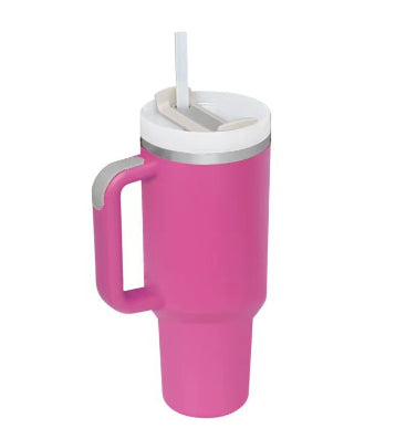 40 oz Insulated Tumbler with Handle & Straw - product image 5