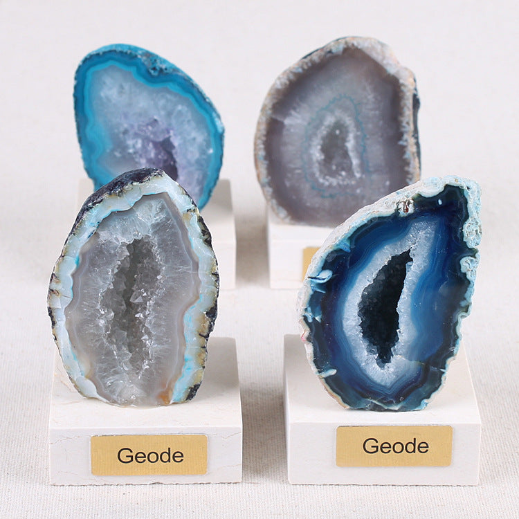 Natural Agate Geode Crystal Decor Stone - product image 3