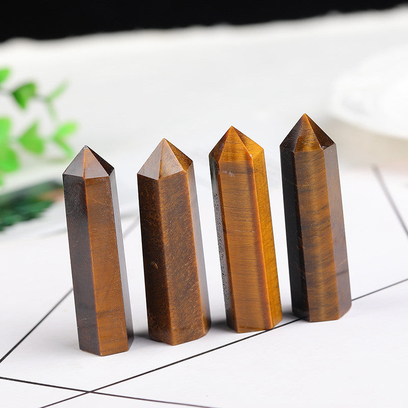 Natural Tiger Eye Crystal Point - product image 1