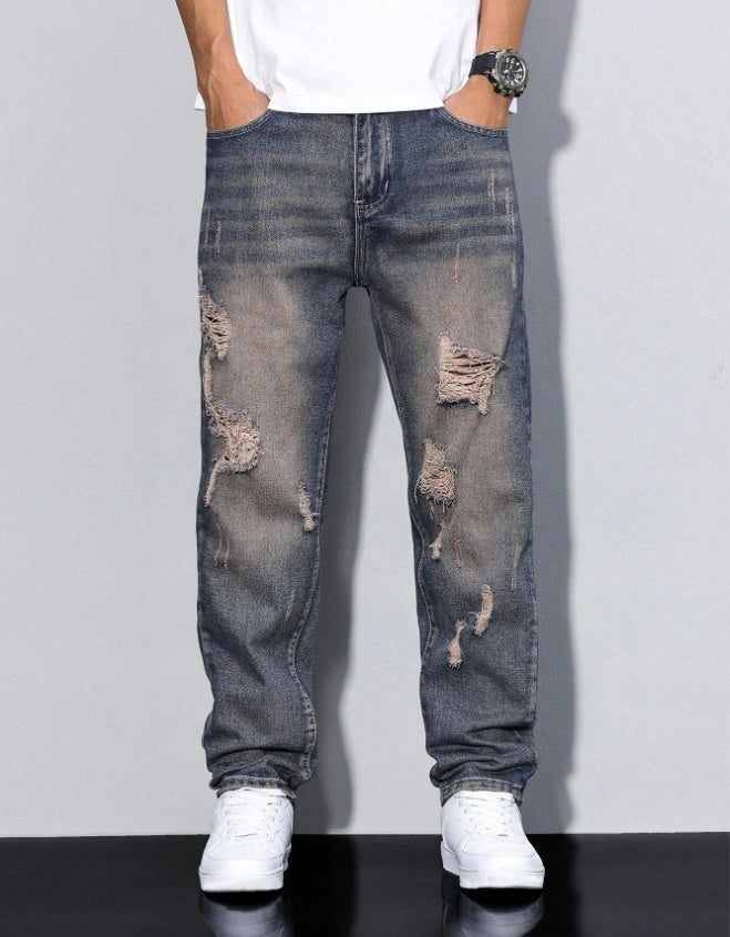 Men's Stretchy Slim Straight Pants - view 4