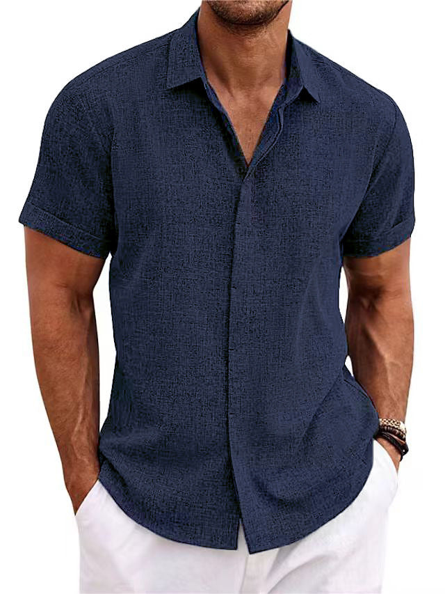 Men's Loose Linen Short-Sleeve T-Shirt - product image 19