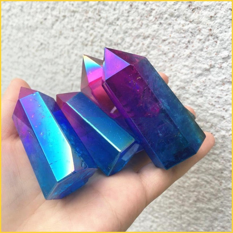 Clear Quartz Aura Angel Point Stone - product image 2
