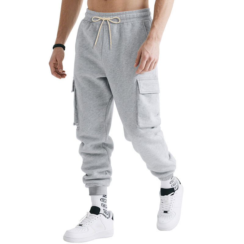 Men's Loose-Fit Multi-Pocket Pants - image 4
