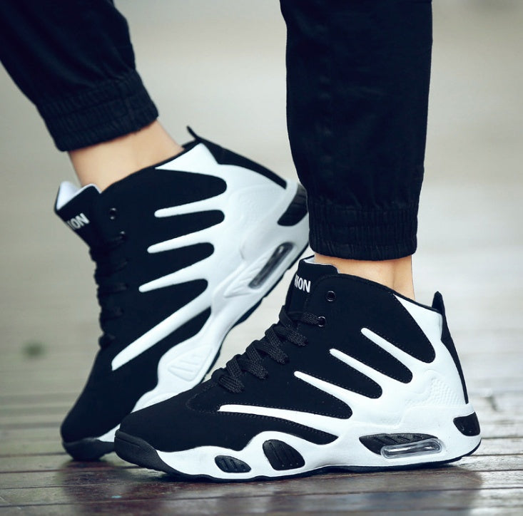 Men's High-Top Basketball Sneakers – Air Cushion, Wear-Resistant - product image 1