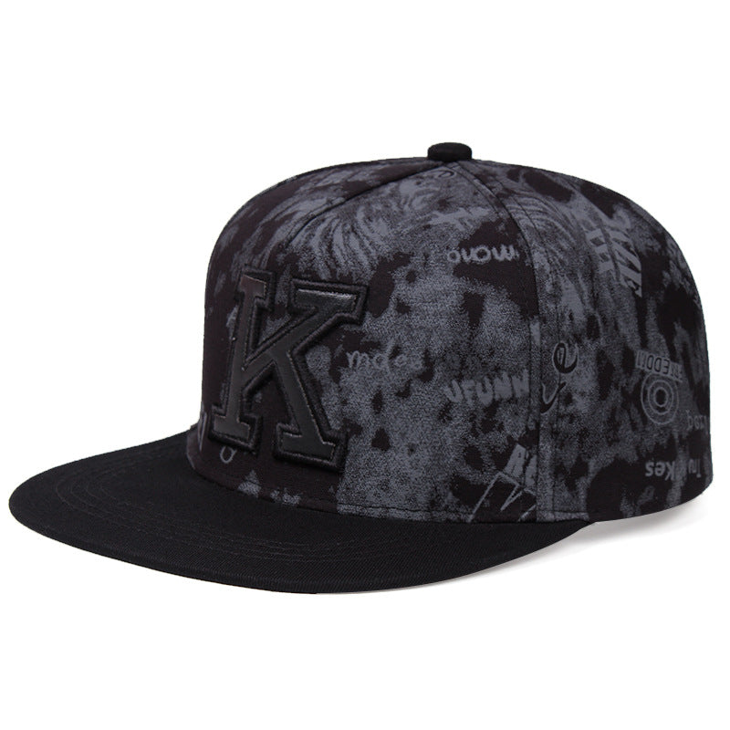 K Letter Adjustable Cotton Baseball Cap - image 9