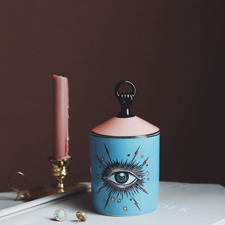Big Eyes Aromatherapy Candle Holder Candle Cup Candle Jar Storage - view 5