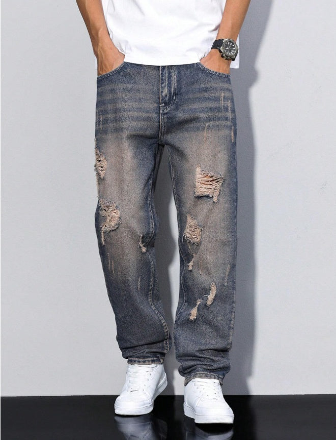 Men's Stretchy Slim Straight Pants - view 2