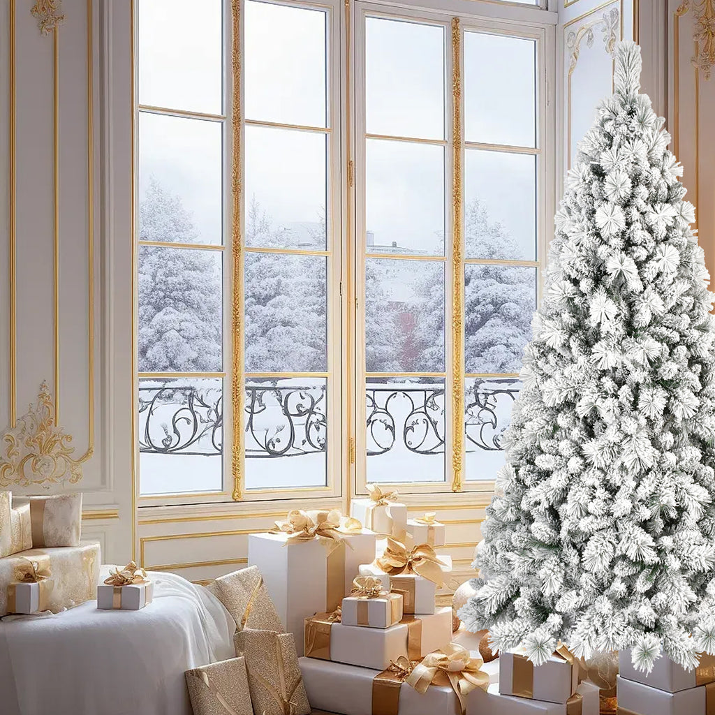 Flocked PVC Christmas Tree - product image 1