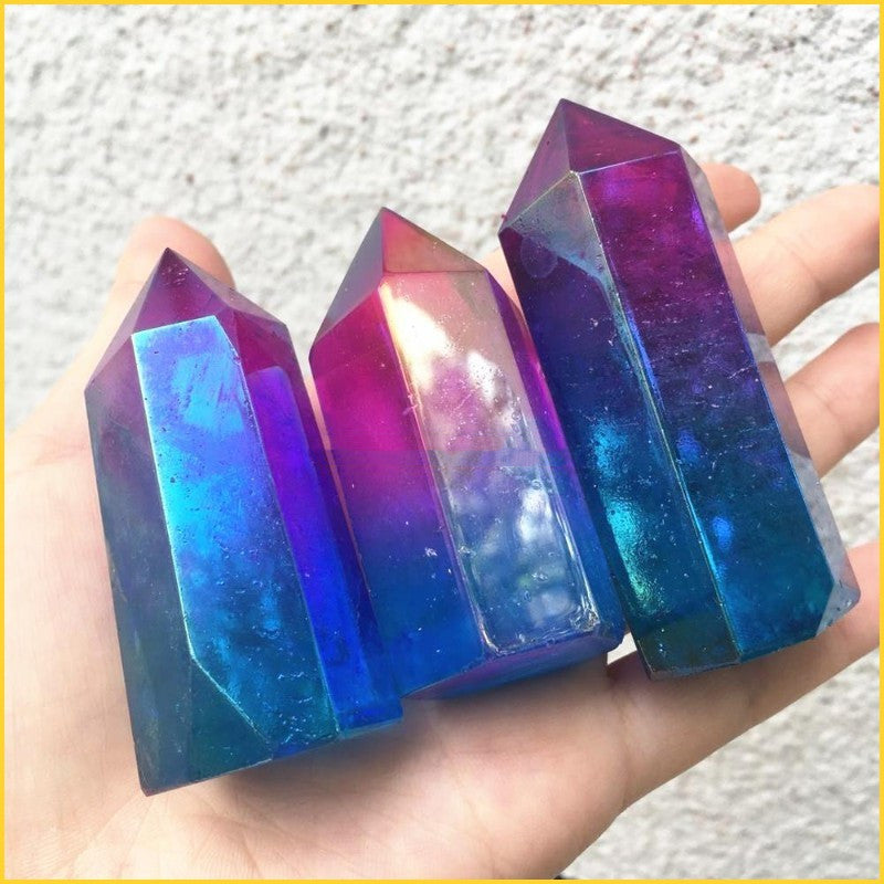 Clear Quartz Aura Angel Point Stone - product image 8