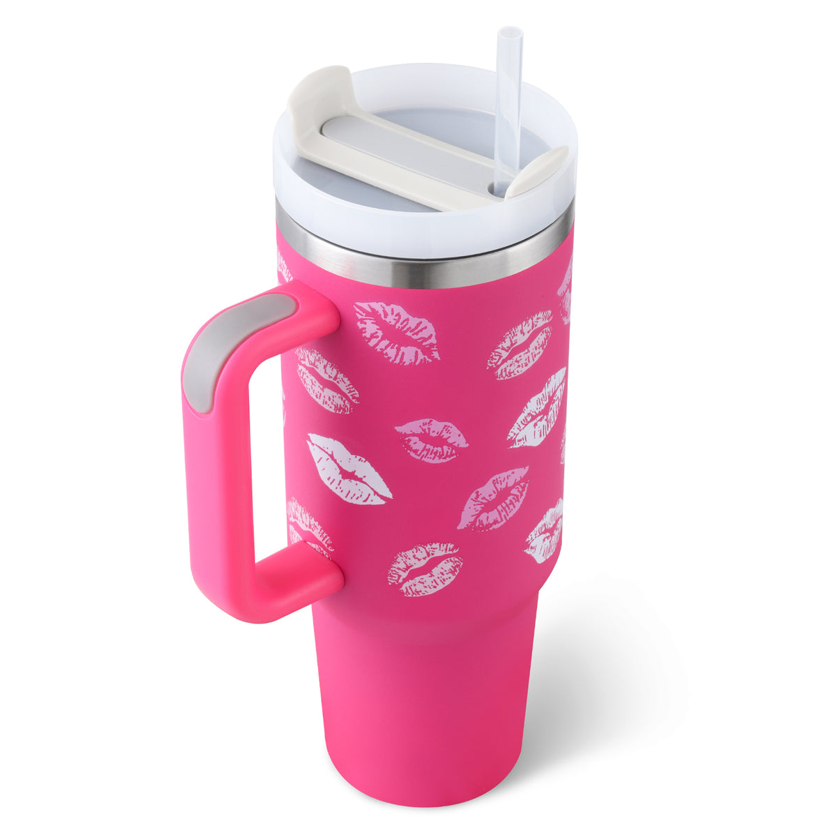 40 oz Insulated Tumbler with Handle & Straw - product image 27