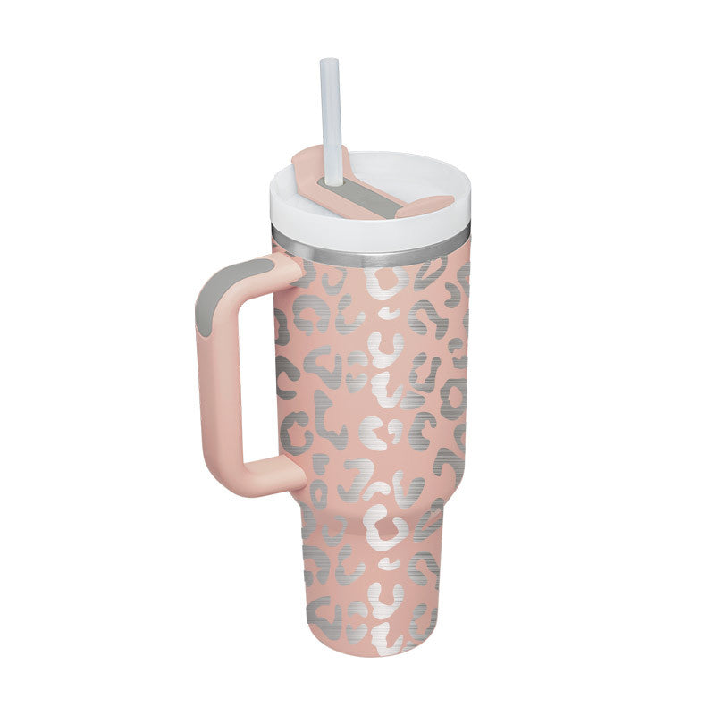 40 oz Insulated Tumbler with Handle & Straw - product image 10