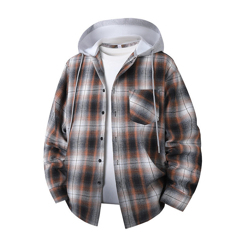 Unisex Plaid Long-Sleeve Shirt, Relaxed Fit - product image 4