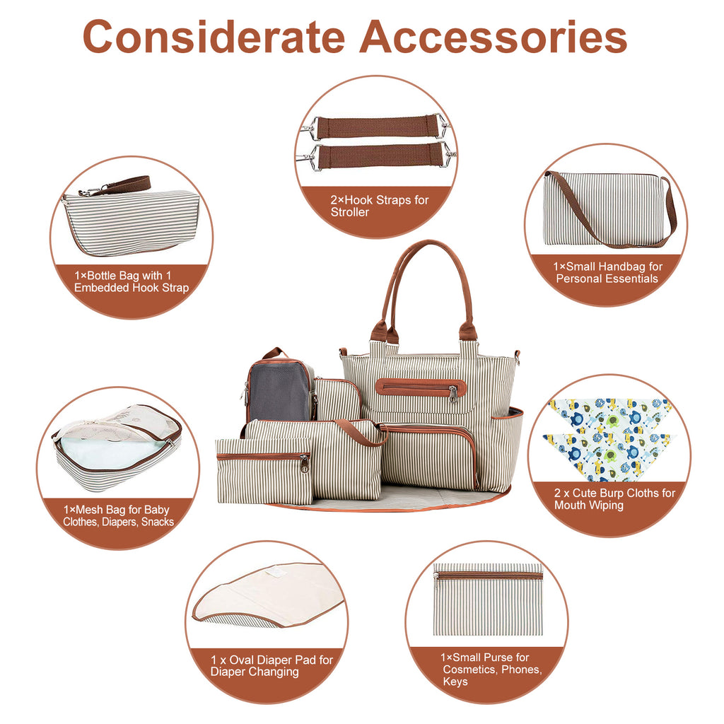 8-Piece Baby Diaper Bag Set - view 2