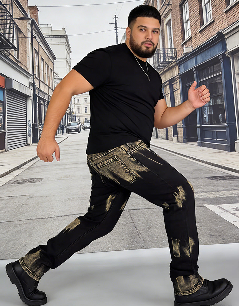 Men's Stretchy Slim Straight Pants