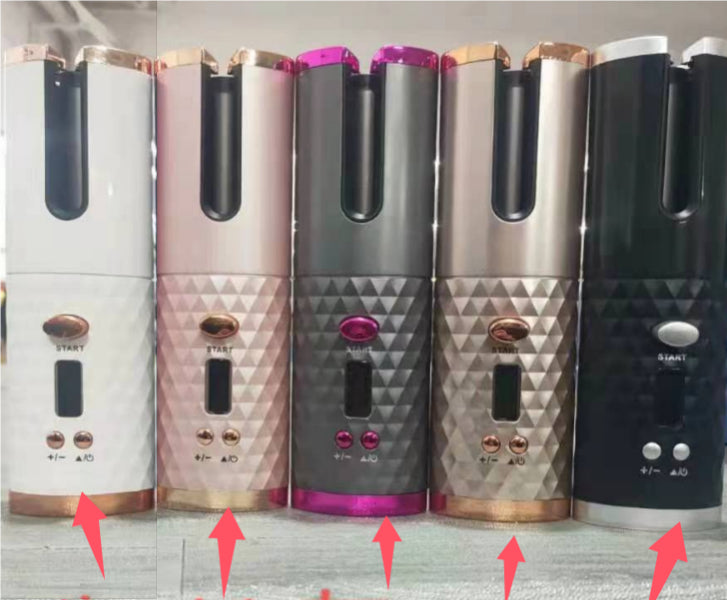 Cordless Auto Hair Curler with LCD Display - product image 5