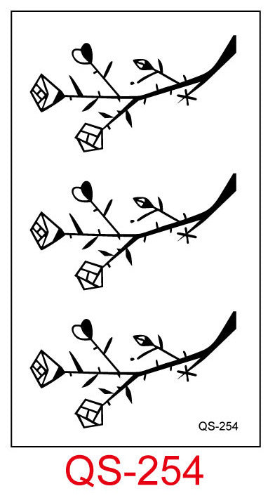 Cartoon Temporary Tattoos - Cat and Harajuku Designs - view 34