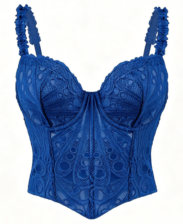 Women's Floral Corset Vest | Cut-Out Fishbone Shapewear - product image 8