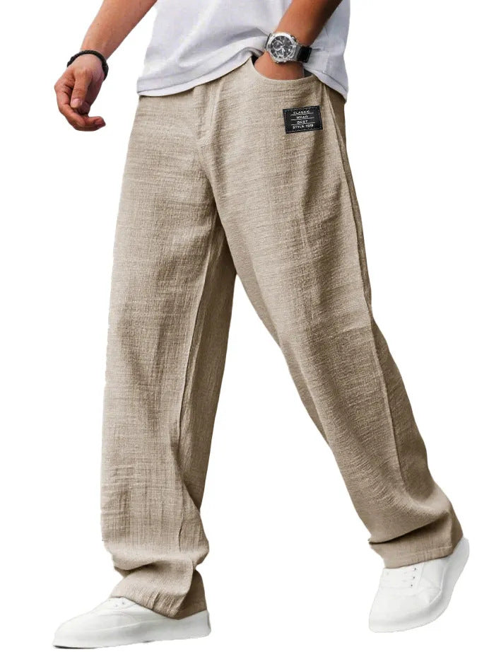 Men's Relaxed Straight-Leg Drawstring Pants - image 3