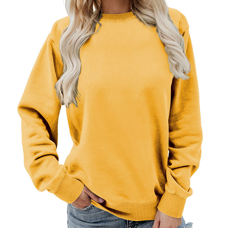 Women's Rose Gold Cotton Round-Neck Sweatshirt - view 3