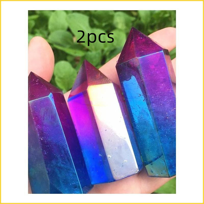 Clear Quartz Aura Angel Point Stone - product image 5