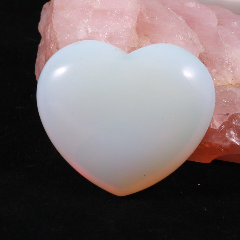 Natural Opal Heart Ornament - product image 4