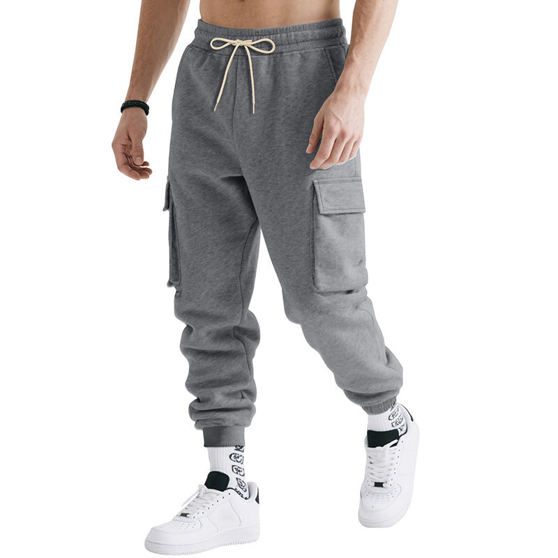 Men's Loose-Fit Multi-Pocket Pants - image 2
