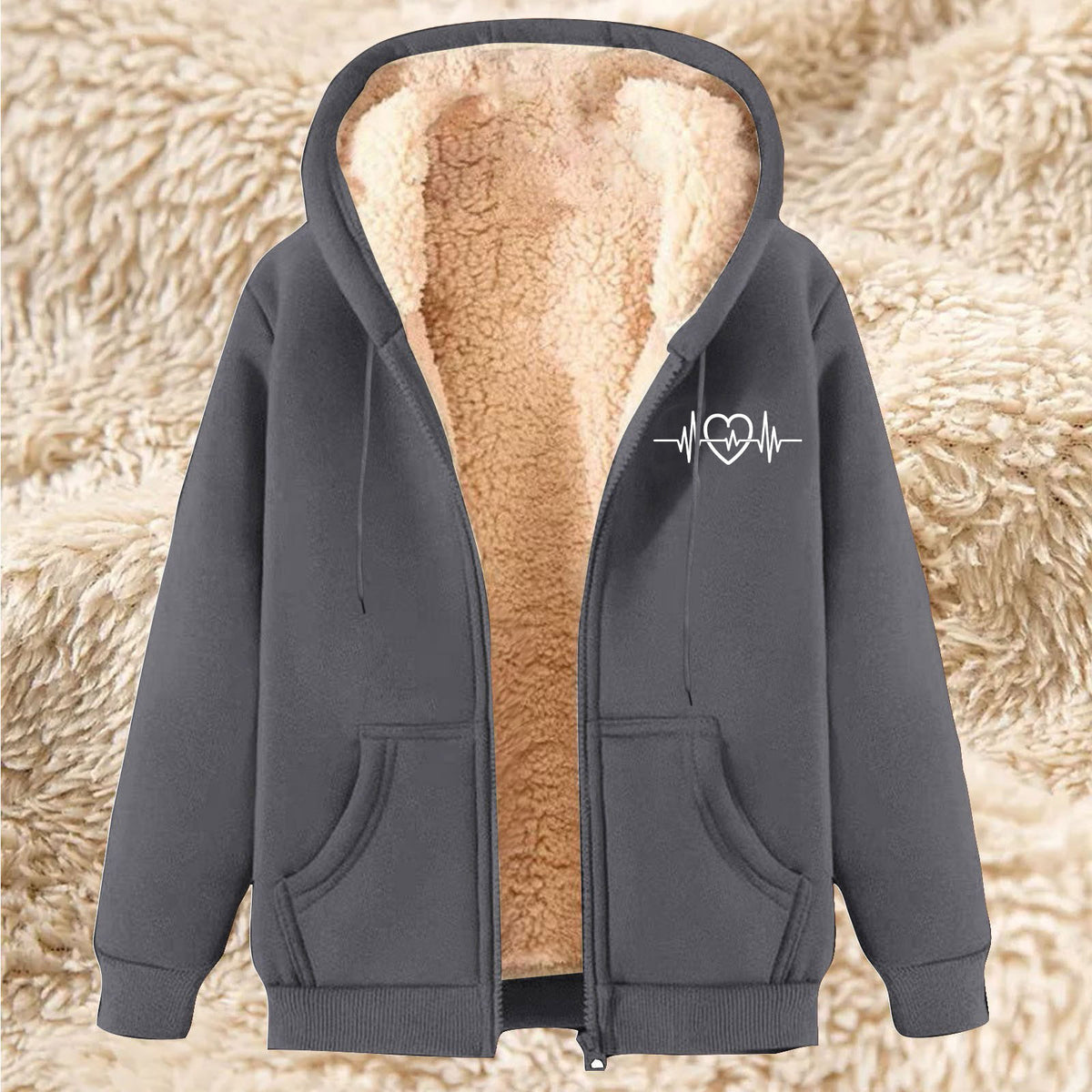 Men's Loose-Fit Fleece-Lined Pullover Hoodie - image 12