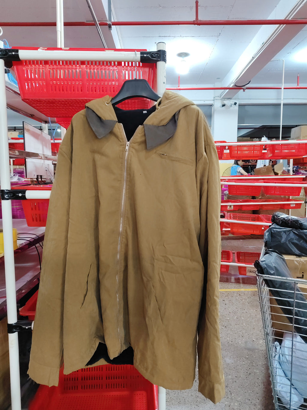 Men’s Fleece-Lined Zip-Pocket Jacket, Relaxed Fit - product image 3