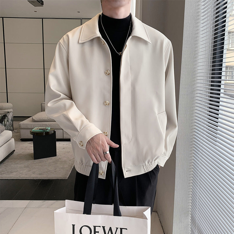 Men's Korean-Style Loose Cropped Jacket - product image 6