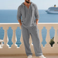 Men's Hooded Long-Sleeve Top & Pants Set - image 10