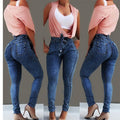 Fringe Hem Denim Jeans – Women’s Boho Frayed Straight Leg Jeans - product image 3