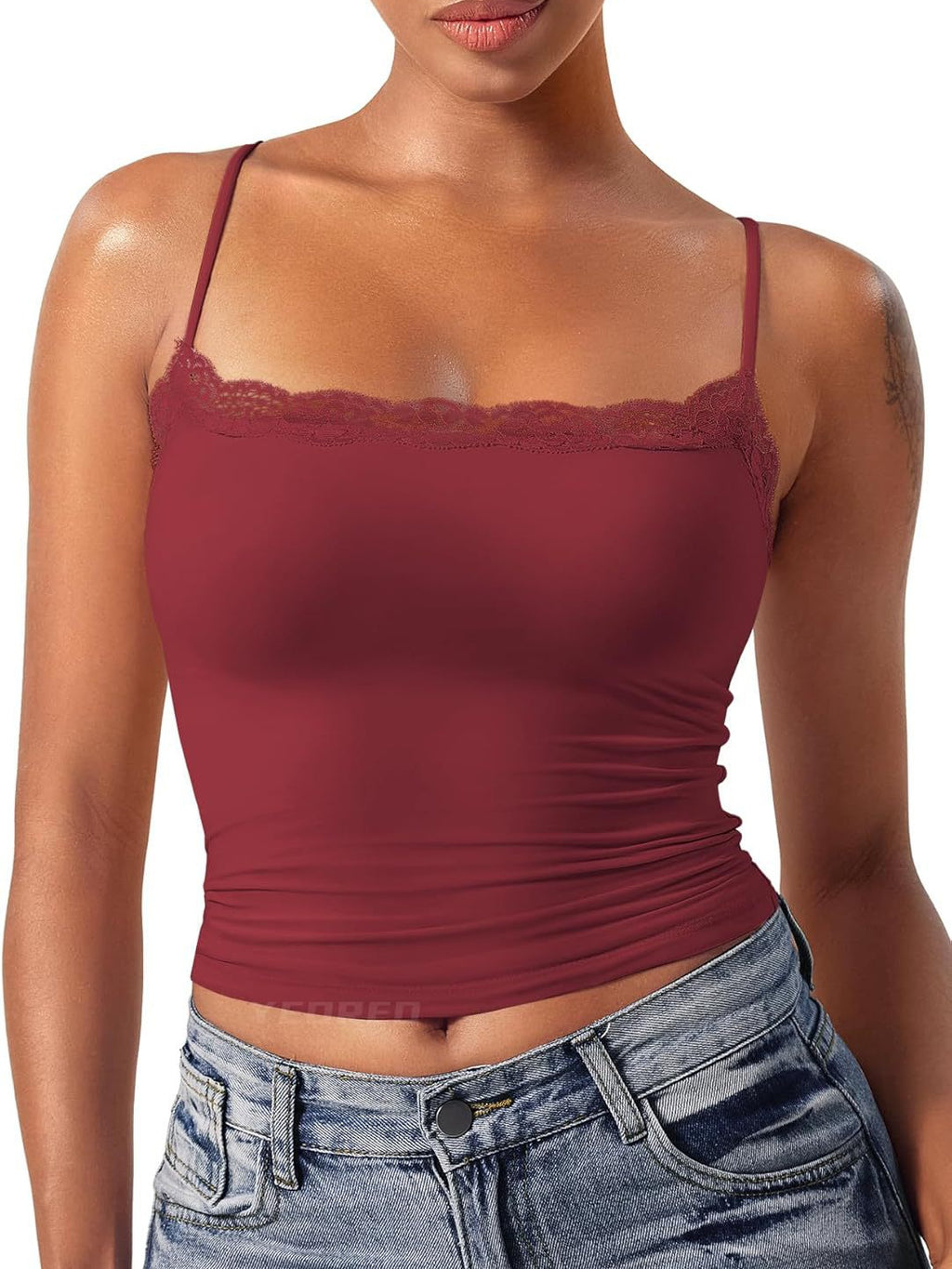 Women's Lace Square-Neck Camisole - product image 10