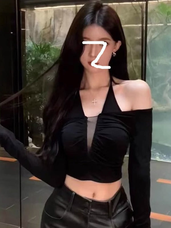 Women's V-Neck Off-Shoulder Top and Skirt Set - product image 10