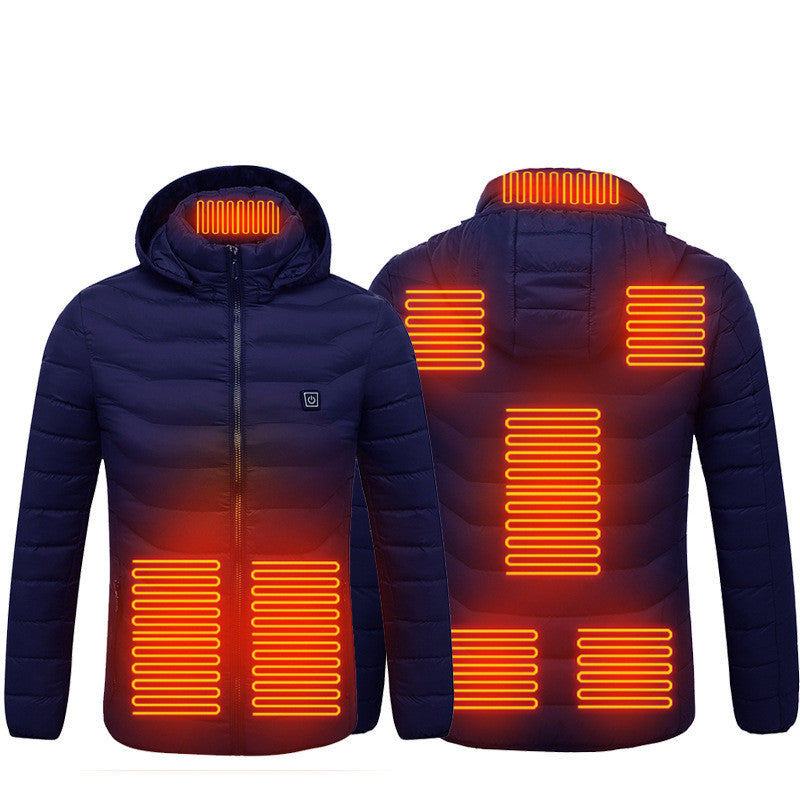 Hooded Heated Puffer Jacket - Battery Not Included - image 6