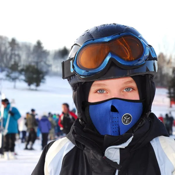 Adjustable Fleece Half-Face Mask & Neck Warmer