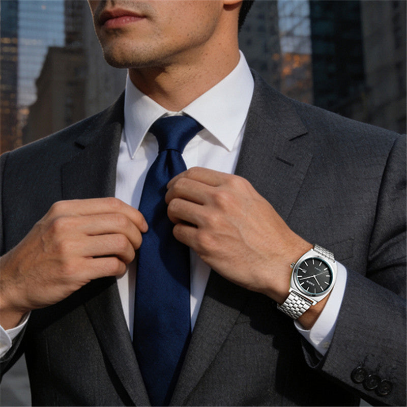 Men's Stainless Steel Strap Calendar Quartz Watch - product image 7