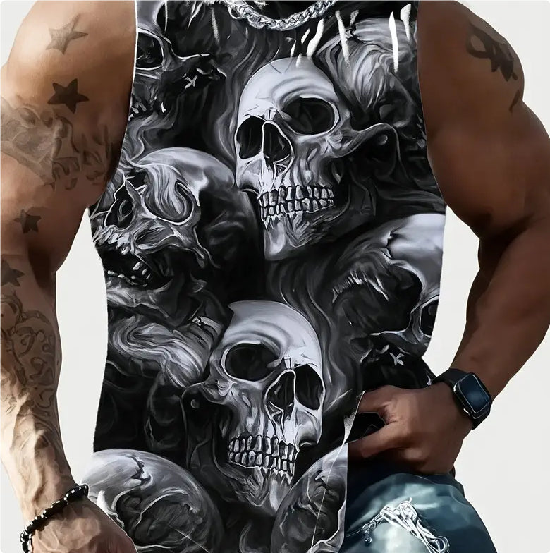 Printed Polyester Vest Top - S-2XL - image 15